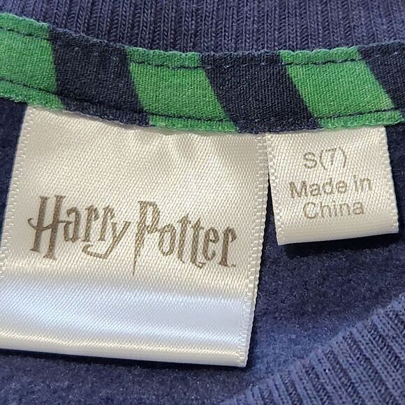 Harry Potter Sweatshirt Kids Unisex Navy Blue Size Small Hogwarts Castle. New - Picture 7 of 9